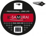 Леска для тримера K-SAMURAI PROFFI 3,0 мм x 15м, двойная-пила. В блистере.
